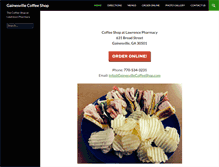 Tablet Screenshot of gainesvillecoffeeshop.com
